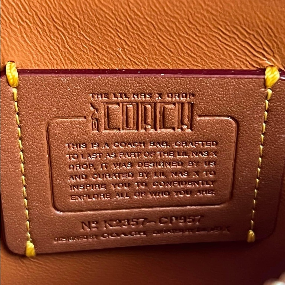 CP957 - Coach The Lil Nas X Drop Penn Shoulder Bag - Picture 12 of 15